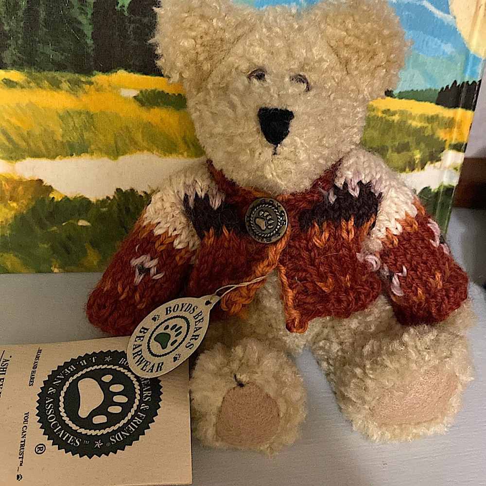 HOLIDAY SALE!! Boyds Bears Plush Ashley Huntington 20th Anniversary Bear w/Tag
